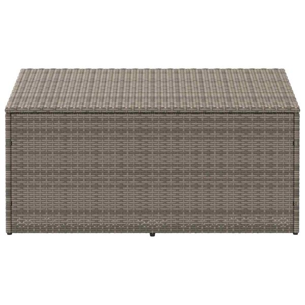 vidaXL sz&uuml;rke polyrattan kerti t&aacute;rol&oacute;l&aacute;da 110 x 50 x 58 cm