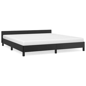 vidaXL fekete &aacute;gykeret fejt&aacute;ml&aacute;val matrac n&eacute;lk&uuml;l 160x200 cm