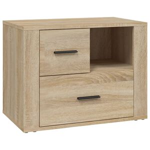 vidaXL sonoma t&ouml;lgy sz&iacute;nű szerelt fa &eacute;jjeliszekr&eacute;ny 60 x 36 x 45 cm