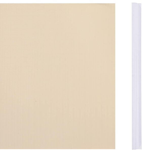 vidaXL kr&eacute;msz&iacute;nű kerti PVC &aacute;rny&eacute;kol&oacute; ker&iacute;t&eacute;s 35 x 0,19 m