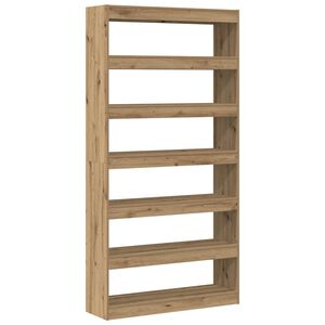 vidaXL K&ouml;nyvespolc 6 szintes 100 x 30 x 198 cm Szerelt Fa