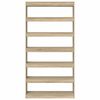 vidaXL K&ouml;nyvespolc Sonoma t&ouml;lgy 100 x 30 x 198 cm Faanyag