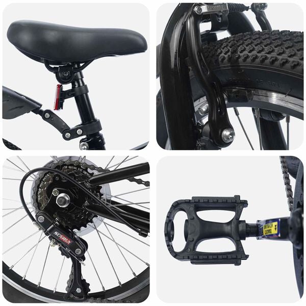 vidaXL Gyerek Bicikli 20 H&uuml;velyk 6-Speed 6-11 &eacute;ves korig aj&aacute;nlott