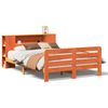 vidaXL viaszbarna t&ouml;m&ouml;r fenyőfa &aacute;gy matrac n&eacute;lk&uuml;l 140 x 190 cm