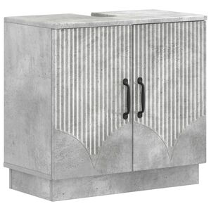 vidaXL F&uuml;rdőszobai mosd&oacute;szekr&eacute;ny HOORN Betonsz&uuml;rke 59,5 x 31,5 x 56 cm
