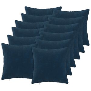 vidaXL P&aacute;rna huzat 12 db HEERLEN K&eacute;k 40 x 40 cm Mikrosz&aacute;las Pl&uuml;ss