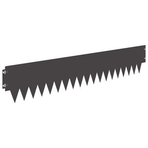 vidaXL Fűszeg&eacute;lyez&eacute;s 30 pcs 103 x 20 cm f&eacute;m Fekete