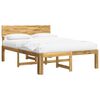vidaXL Dupla &aacute;gykeret fejt&aacute;ml&aacute;val ROSTOCK Feh&eacute;r 135 x 190 cm