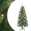 vidaXL Mű kar&aacute;csonyfa Z&ouml;ld 120 cm PE &eacute;s PVC