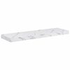 vidaXL Falpolc t&aacute;rol&oacute;val 2 pcs Feh&eacute;r m&aacute;rv&aacute;ny 80 x 23,5 x 4 cm Faanyag