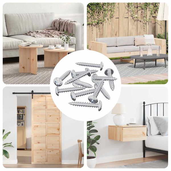 vidaXL &Ouml;nmenetes Sz&ouml;g 12 pcs Horganyzott 4 x 25 mm Ac&eacute;l