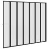 vidaXL Zuhanyfal Fekete 168 x 140 cm Alum&iacute;nium