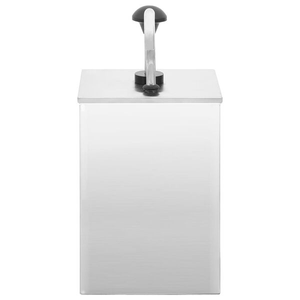 vidaXL rozsdamentes szószadagoló 3,5 L