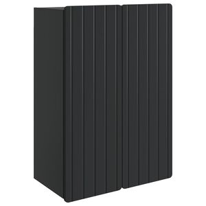 vidaXL Fali szekr&eacute;ny Fekete 66 x 34,5 x 92 cm Szerelt Fa