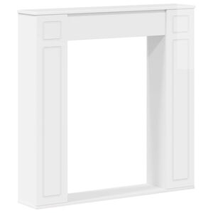 vidaXL Kandall&oacute;keret Magasf&eacute;nyű Feh&eacute;r 100 x 20 x 100 cm Szerelt Fa