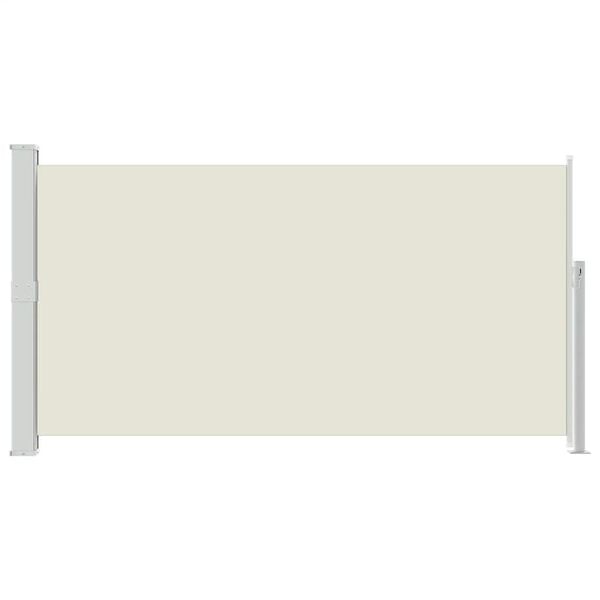 vidaXL kr&eacute;msz&iacute;nű kih&uacute;zhat&oacute; oldals&oacute; teraszi napellenző 170 x 300 cm