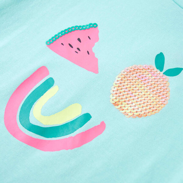 Világosmenta színű gyerekpóló 116