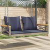 vidaXL sz&uuml;rke polyrattan hintapad p&aacute;rn&aacute;kkal 109 x 62 x 40 cm