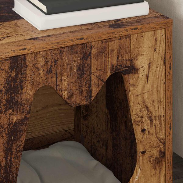 vidaXL Macska H&aacute;z &Ouml;reg fa 42,5 x 40 x 53,5 cm Faanyag