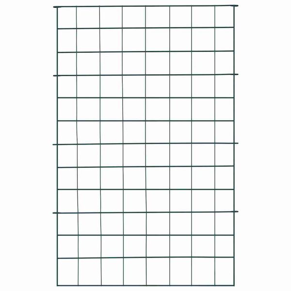 vidaXL Tó Kerítés Készlet 8 pcs Zöld 50 x 80 cm Acél