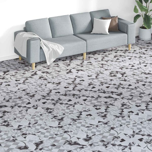 vidaXL Padl&oacute;deszk&aacute;k 18 pcs Sz&uuml;rke 5,26 m&sup2; PVC