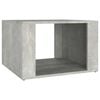 vidaXL betonsz&uuml;rke szerelt fa &eacute;jjeliszekr&eacute;ny 57 x 55 x 36 cm
