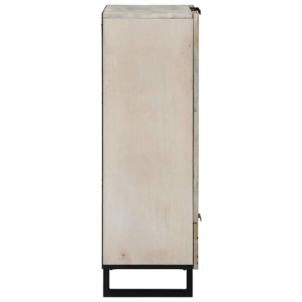 vidaXL M&eacute;dia t&aacute;rol&oacute;szekr&eacute;nyek &eacute;s &aacute;llv&aacute;nyok fi&oacute;kkal Feh&eacute;r &eacute;s fekete