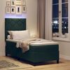 vidaXL LED Box Spring &Aacute;gy matracmal S&ouml;t&eacute;tz&ouml;ld 80 x 200 cm sz&ouml;vet