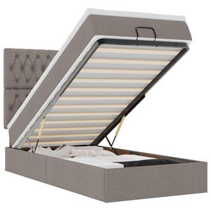 vidaXL oszm&aacute;n &aacute;gykeret matraccal t&oacute;psz&iacute;n 100x200cm sz&ouml;vet