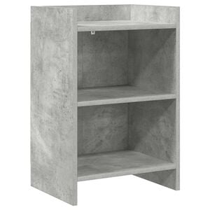 vidaXL &Eacute;jjeliszekr&eacute;nyek Betonsz&uuml;rke 40 x 30 x 60 cm Szerelt Fa