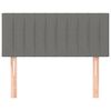 vidaXL sötétszürke szövet fejtámla 80 x 5 x 78/88 cm