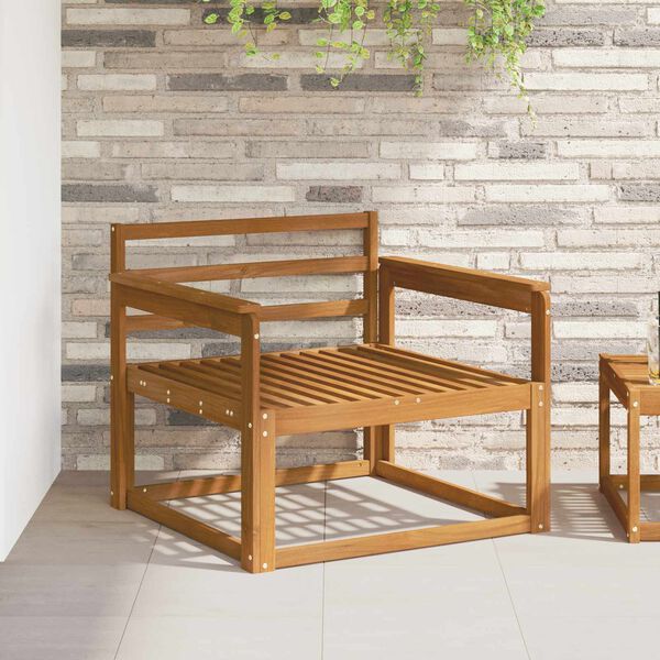 vidaXL K&uuml;lt&eacute;ri k&ouml;z&eacute;pső kanap&eacute; T&ouml;m&ouml;r Ak&aacute;cfa Term&eacute;szetes