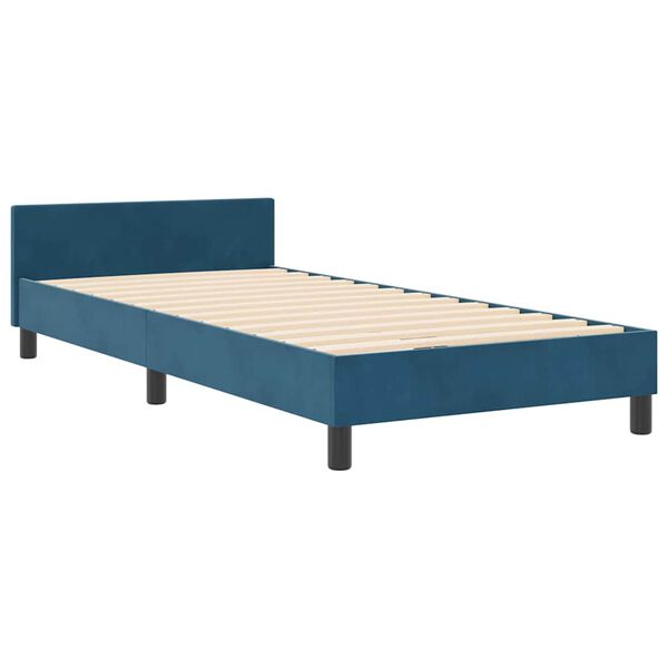 vidaXL Boxrug&oacute;s &aacute;gy fejt&aacute;ml&aacute;val S&ouml;t&eacute;t k&eacute;k 90 x 190 cm B&aacute;rsony