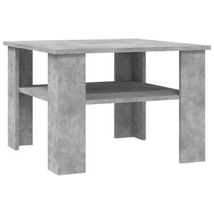 vidaXL betonsz&uuml;rke szerelt fa doh&aacute;nyz&oacute;asztal 60 x 60 x 42 cm
