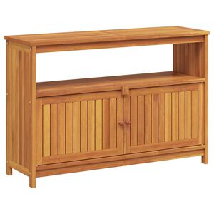 vidaXL t&ouml;m&ouml;r ak&aacute;cfa kerti t&aacute;lal&oacute;asztal 110 x 35 x 75 cm