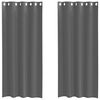 vidaXL 2 db s&ouml;t&eacute;tsz&uuml;rke f&aacute;tyolf&uuml;gg&ouml;ny&ouml;k rojtokkal 140x245 cm