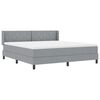 vidaXL Boxspring &aacute;gy matraccal matracmal Vil&aacute;gossz&uuml;rke 180 x 200 cm