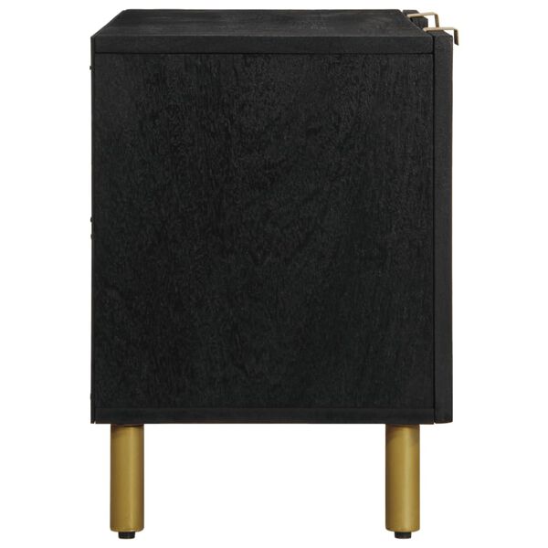 vidaXL fekete szerelt fa TV-szekrény 105 x 33 x 46 cm