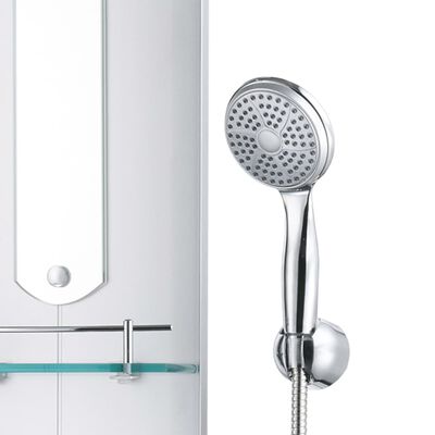 vidaXL ezüstszínű zuhanypanel 25 x 43 x 120 cm