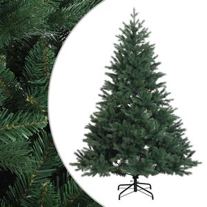 vidaXL Műanyag Hajtogat&oacute;s Kar&aacute;csonyfa 120 cm PVC &eacute;s f&eacute;m Z&ouml;ld