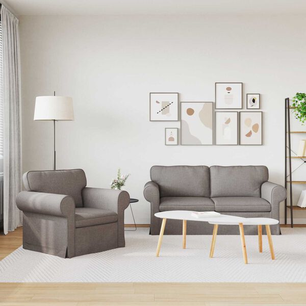 vidaXL Kanap&eacute; 2 pcs T&oacute;psz&iacute;nű 175 x 82 x 80 cm sz&ouml;vet