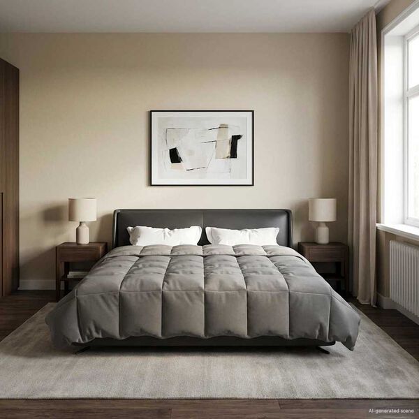 vidaXL Teljes &eacute;ves takar&oacute; Vil&aacute;gossz&uuml;rke 200 x 200 cm Mikrosz&aacute;l