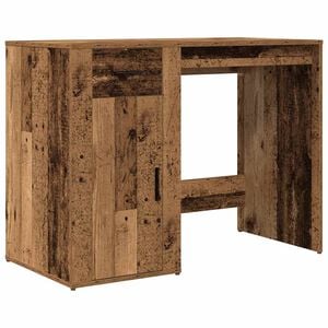 vidaXL antik fa sz&iacute;nű szerelt fa &iacute;r&oacute;asztal 100 x 49 x 75 cm