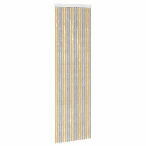 vidaXL Rovar F&uuml;gg&ouml;ny Chenille Sz&uuml;rke &eacute;s B&eacute;zs 56 x 185 cm 100% PP