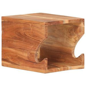 vidaXL falra szerelhető t&ouml;m&ouml;r ak&aacute;cfa ker&eacute;kp&aacute;rtart&oacute; 35 x 25 x 25 cm