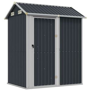vidaXL antracitsz&uuml;rke horganyzott ac&eacute;l kerti f&eacute;szer 192 x 152,5 x 237 cm