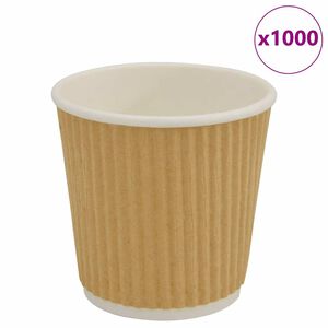 vidaXL 1000 db barna pap&iacute;r k&aacute;v&eacute;scs&eacute;sz&eacute;k 4oz 100ml
