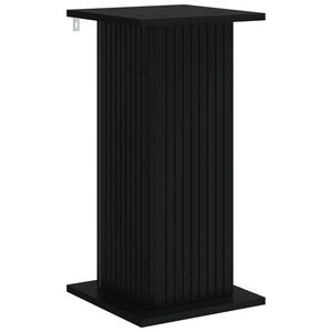 vidaXL N&ouml;v&eacute;ny&aacute;llv&aacute;ny Fekete 30,5 x 30 x 60,5 cm Szerelt Fa