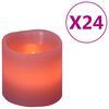 vidaXL 24 db meleg feh&eacute;r LED-es gyertya