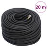 vidaXL fekete gumi &eacute;s PVC hibrid l&eacute;gt&ouml;mlő 0,6" 20 m